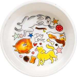 Blond Amsterdam food bowl dog love