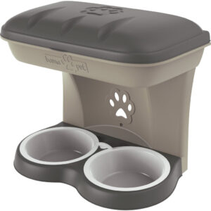 Bama pet dog food bowl 50x29x52 cm taupe